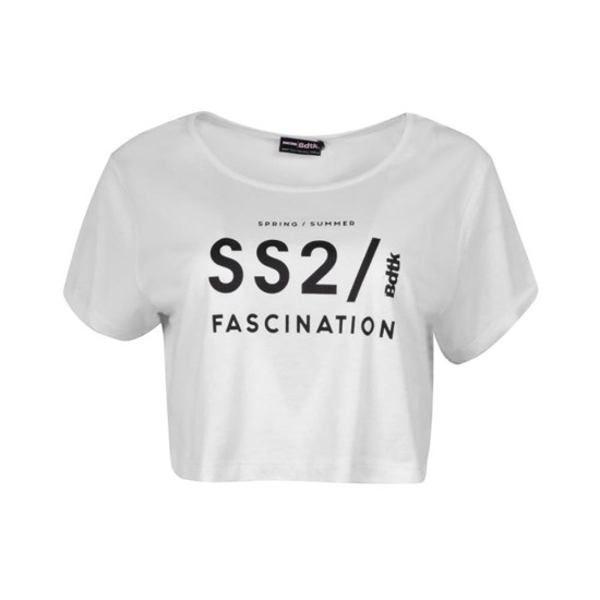 Bodytalk Γυναικεία κοντομάνικη μπλούζα crop